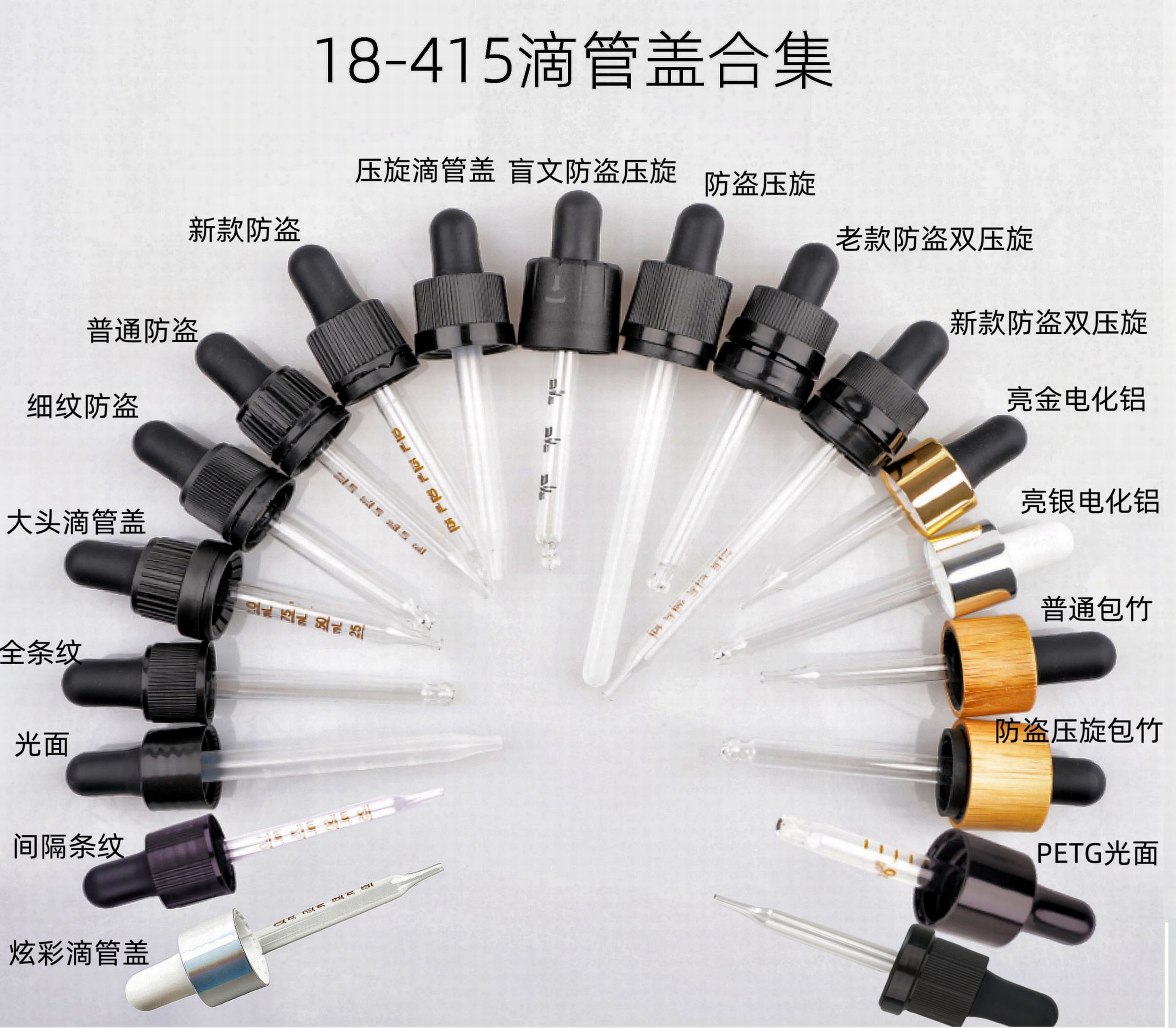 江苏镇江市丹阳市生产厂家批发定制塑料胶头滴管盖电化铝胶头滴管盖压旋滴管盖儿童安全滴管盖防盗滴管盖