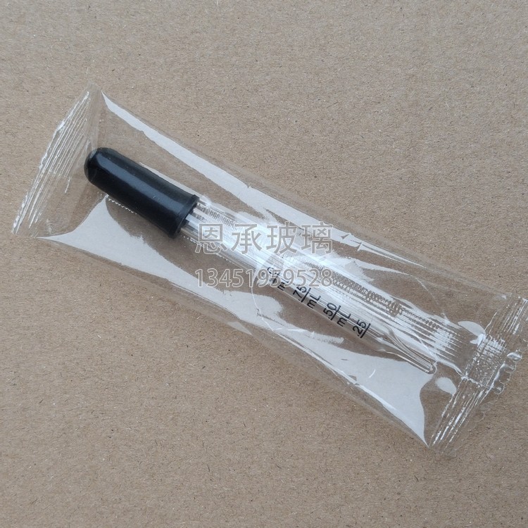 直胶头滴管 实验室滴管 刻度玻璃滴管