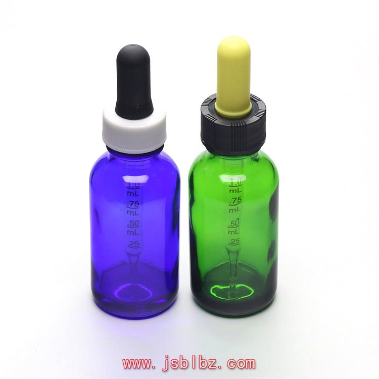 波斯顿瓶玻璃滴管瓶带胶头滴管盖