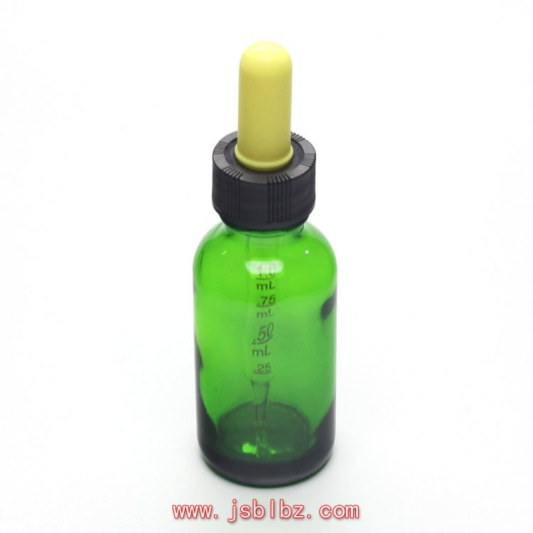 绿色波斯顿带胶头滴管