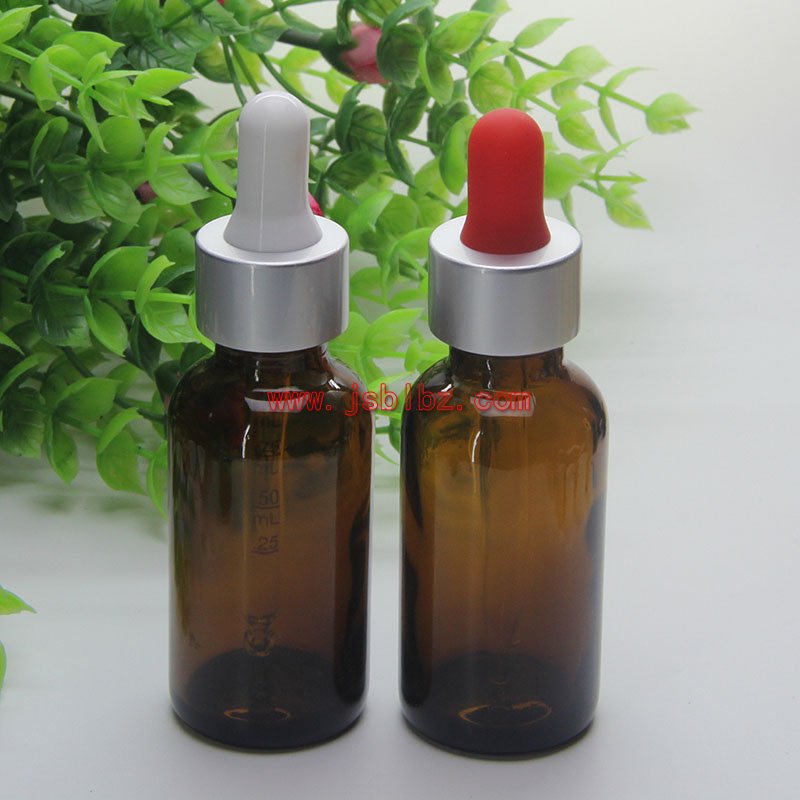 30ml药玻瓶波斯顿瓶棕色蓝色绿色白色透明玻璃滴