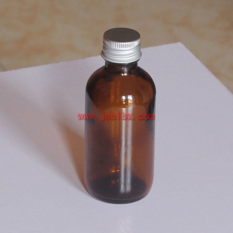 120ml药用玻璃瓶波斯顿瓶带铝盖耐高温消毒