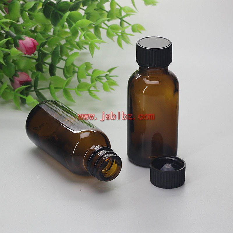 波斯顿瓶15ml带胶木盖食品级玻璃包装瓶