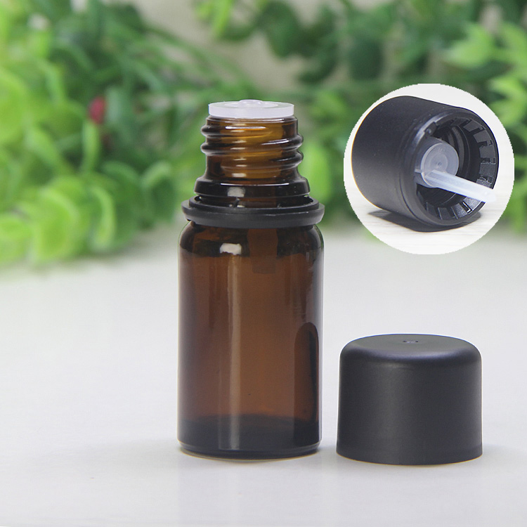 10ml茶色精油瓶进口防盗塑料盖